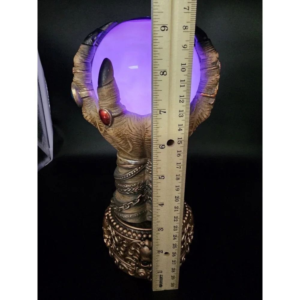 Witches Hands Light Up Crystal Ball‎ Halloween Decor